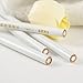 5PCS White Nail Art Pen Rhinestones Gems Picking Design Pencils