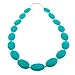 Chew-Choos - 'Pat-a-cake' Silicone Teething Beads Necklace - Modern Teether for Nursing Mums (Tropical Turquoise)