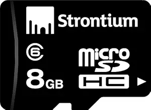 Strontium 8GB MicroSDHC Class 6 Memory Card (SR8GTFC6R)