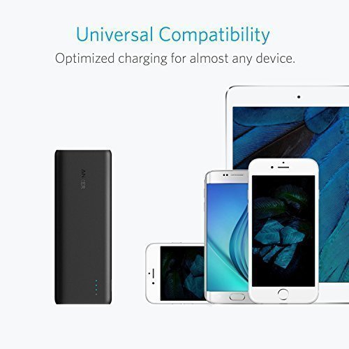 Anker Power Bank Caricabatterie Portatile 2 porte USB PowerCore 20100 - Batteria Esterna Caricatore Portatile da 20100 mAh Ultra Compatto - Alta CapacitÃ  per Huawei, Samsung, iPhone X/8/8 Plus, Asus, LG e Altri