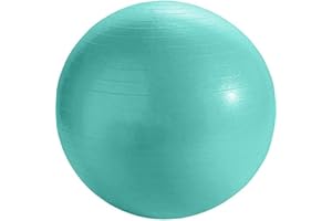 KIKKA ACTIVE CHAIR Fitness Ball 52 cm (Pallone Gonfiabile per Esercizi) Color Azzurro Acquamarina by Kikka