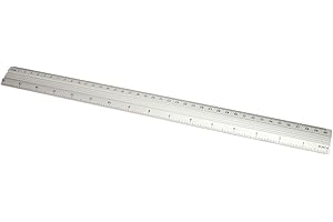 MegaCrea DIY Grande règle graduée en Aluminium 40 cm
