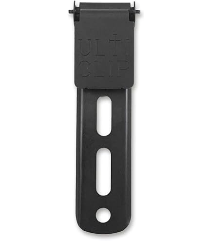 Plaque De Montage Ulticlip Ultiplate - Accessoire Universel Pour Couteaux - Noir 6.6cm