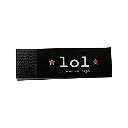 LOL Filtertips schwarz - 25Hefte 20x60mm