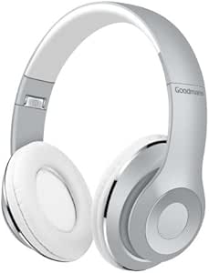 Goodmans Foldable Compact Design Wireless Headphones (Silver): Amazon.co.uk: Hi-Fi & Speakers