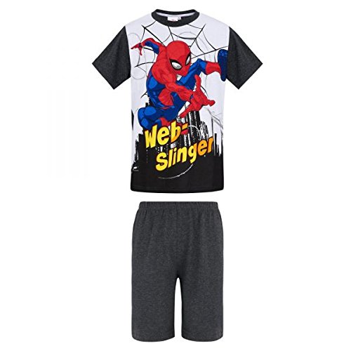 Spiderman Chicos Pijama mangas cortas - Gris - 116