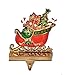 Produktbild Weihnachten @ THUMPERS Premier Decorations 16 cm Farbige Metall Schlitten Weihnachtsstrumpf Halter