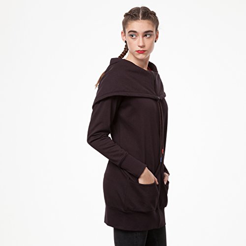 THOKKTHOKK TT1013 Yuki Zipjacket Java Woman aus 100% Biobaumwolle hergestellt // GOTS & Fairtrade Zertifiziert, Größe:L/XL - 6