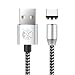 Produktbild USB C Ladekabel Magnet Typ C 3.3ft/6.6ft/10ft Nylon Geflochtene Schnellladung USB Kabel Magnet mit LED-Anzeige für Samsung Galaxy S8,S9,Note8,Note9,Huawei P20,P20pro,LG,HTC Lot
