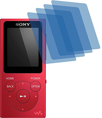 4x Crystal clear klar Schutzfolie für Sony NW-E394 Walkman Premium Displayschutzfolie Bildschirmschutzfolie Schutzhülle Displayschutz Displayfolie Folie