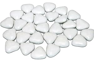 DOUNIA MARIAGE Dragée Mini cœur Chocolat 500G (blanc)
