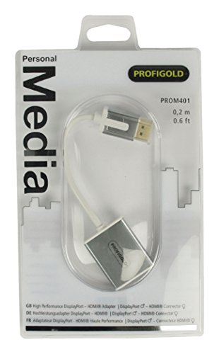Profigold High Performance DisplayPort auf HDMI Adapter (0,2m) - 5
