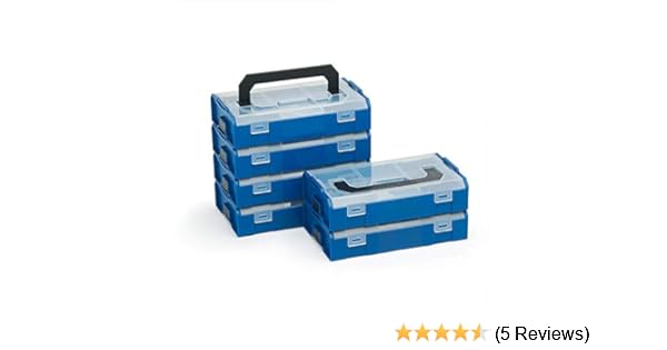 Bosch Sortimo L Boxx Mini 6 Set In Red Transparent Storage