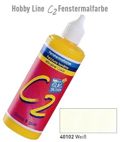 C.KREUL Window Color Hobby Line C2, 125 ml, weiß 40102
