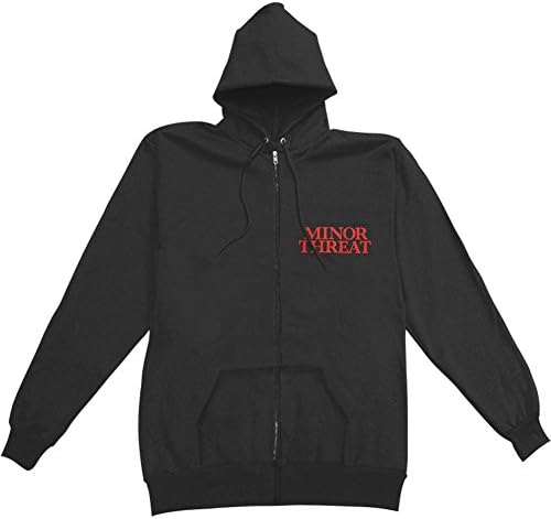 Minor Threat Men's Blacksheep Zippered Hooded Sweatshirt X-Large Black