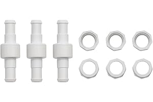 POFET 3 Set of Pool Cleaner Hose Adapters D20 Compatible with Zodiac Polaris 280, 380, 180 - Spare Parts for Pool Cleaners