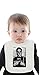 Price comparison product image Elvis Presley Mug Shot Organic Baby Bib With Ties Medium
