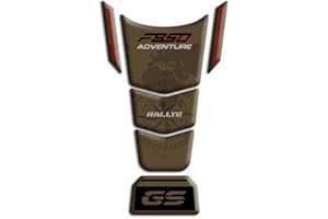 AZGRAPHISHOP Pare-baignoire résine 3D compatible avec BMW F 850 GS Adventure 2021 GP-703 (Brown)