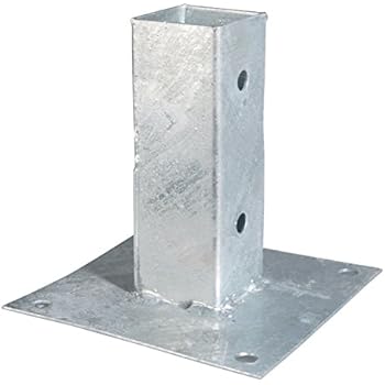 SUPPORTO DA AVVITARE PER PALI 90x200x160 Mm IN ACCIAIO ZINCATO - Foto 5