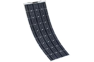 XINPUGUANG Panel Solar Flexible 100W 18V monocristalino fotovoltaico PV Solar Panel Module Compatibilidad con 18V y Dispositivos Inferiores