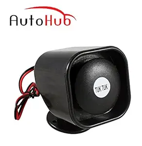 Auto Hub Reverse Parking Safety Horn for Car - Black