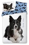  Sayes 2-TLG Jugend Bettwäsche Best Friends Hund 135x200 cm + 70x80 cm 100% Baumwolle