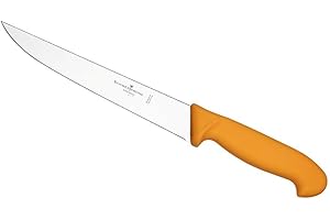 Schwertkrone® - Cuchillo carnicero profesional de 21 cm [MADE IN GERMANY SOLINGEN] - Cuchillo de carnicero de acero inoxidable - hoja recta - de corte