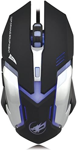 High Precision DPI Symmetrical Optical USB Wired Mouse with 6 Buttons Gaming Mouse ,Ergonomic Mice for Pro Gamer