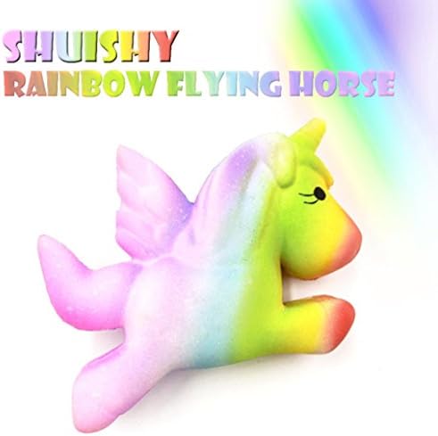 Toamen Newest Super Slow Rising Squishies Toy, Lovely 13cm Jumbo Kawaii Galaxy Strawberry Scented Squishy Charm Slow Rising Stress Reliever Toy Exquisite Kid Soft Toy Key Cell Phone Pendant Strap Gift Home Décor (Random Colour)