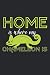 Produktbild Home is where my chameleon is: A5 Notizbuch blanko blank Chamäleon Chameleon Spruch Reptilien Haustier