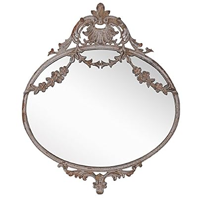 NIKKY HOME Décoration murale à suspendre Miroir Décoration Art Style vintage antique Cadeau en métal