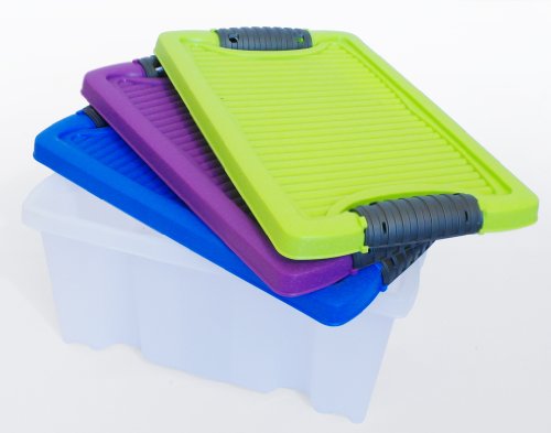 LS 3 Stapelboxen Allzweckkiste Allzweckbox Box Kiste Aufbewahrungsbox Kunststoffbox - 2