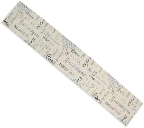 Brite Ideas Living  Chatsworth Indigo Hemmed Runner,  12-1/2-Inch by 72-Inch