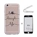 Produktbild Ttimao Kompatibel mit iPhone X Hülle,iPhone XS Hülle(5.8") Ultra-Dünne Transparent Flexibel TPU Silikon Handyhülle [Gehärteter Glas Film] Stoßfest Anti-Scratch Schutzhülle-Brief