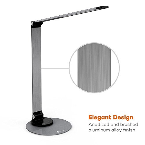 Dettagli Su Lampada Scrivania Studio Taotronics Lampada Da Tavolo Led 12w Con 6 Luminosità