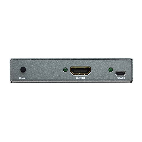 KanaaN 3×1 HDMI Switch UltraHD – 3 Port Eingang auf 1 Port Ausgang | Fernbedienung | FullHD, UHD, 4K, 4K*2K 1080p kompatibel | HDMI 1.4 Standard - 5