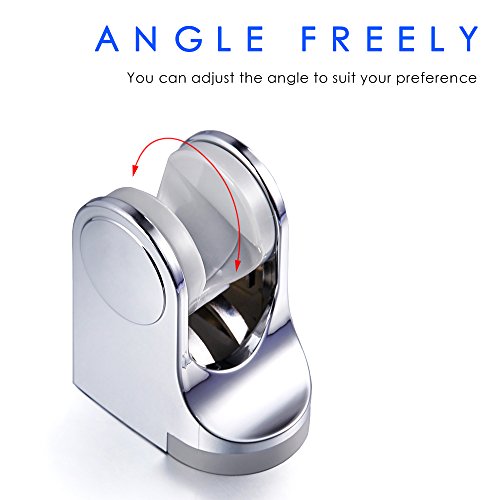 Brausehalter Wandhalter fur Handbrause verchromt Neigungswinkel verstellbar 25mm - 2