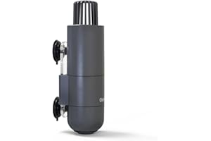 OASE 86942 CrystalSkim 350, skimmer akwaruium, nadaje się do wody słodkiej i morskiej, 4,5 W, czarny