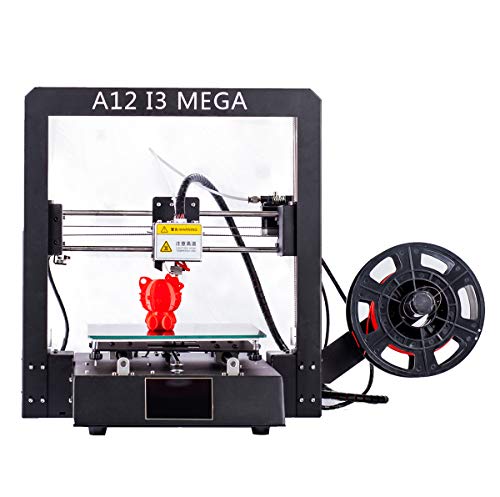 Stampanti 3D CTC Stampante 3D MEGA I3 preassemblata con Power Loss Resume, rilevamento filamenti e Touch Screen di grandi dimensioni, funziona con PLA, ABS, HIPS, WOOD ecc. (MEGA I3)