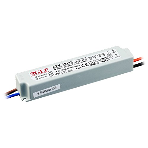 Transformateur spécial Led de 12W GPV-18-12 GLP