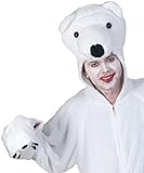 Pierro´s Kostüm Eisbär Pyry Dame Damenkostüm Frauen Overall Gr. 36 38 für Karneval, Fasching, Motto, Fete, Feier und Party / Tier Eisbär - 