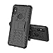Produktbild XMTN Xiaomi Redmi Note 6 Pro 6.26" Hülle,2 in 1 Silikon TPU + PC Hardback Dual-Werksoff Telefon Protictive Case Schutzhülle Cover für Xiaomi Redmi Note 6 Pro Smartphone (Schwarz)
