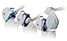 Diaper Champ 4031L Nappy Bin Large Capacity 75 Nappies White / Silver