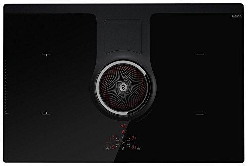 Elica NikolaTesla HP BL/F/83 Noir Intégré Plaque avec zone à induction - Plaques (Noir, Intégré, Plaque avec zone à induction, Verre, 3700 W, Rectangulaire)