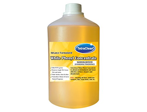 TetraClean Phenyl Concentrate Premium Bathroom Cleaner -Advanced Disinfectant and Washroom Floor Stain Remover with Air Freshening Formula - 1-liter - Sandalwood RS.550 (39.00% Off) - Amazon