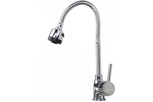 Grifo mezclador Catalpa Blume giratorio 360°, para cocina, monomando, para fregadero