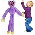 S&N- Big Huggy Wuggy Plush, Big Huggy Wuggy Plush, 100Cm Poppy Playtime Plush, Large Huggy Wuggy Plush, Giant Realistic Sausage Monster Horror Christmas Stuffed Doll Gift (Purple)