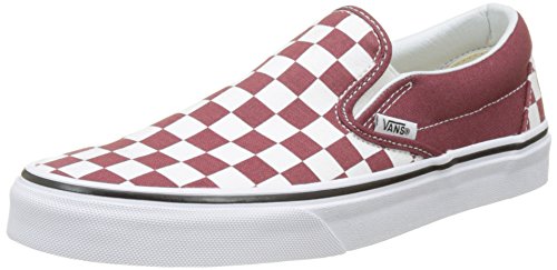 apple and white checkered vans
