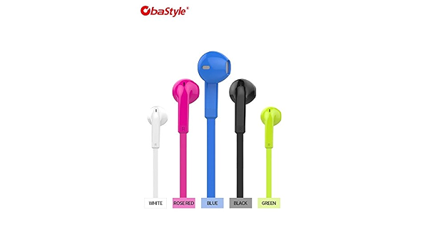 ObaStyle _ cuffie auricolari in _ ear universali per tutti i dispositivi  dotati di jack da 3.5 mm.Fucsia : Amazon.it: Elettronica