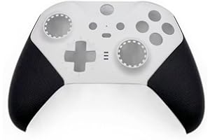 Hzxkqmil Carcasa de Repuesto Cáscara Frontal Placas de Cubierta Funda Accesorios para Xbox Elite Series 2 Controller (Blanco)